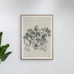 Affisch – Astrid Lindgren – Lotta-fågelbo 50x70