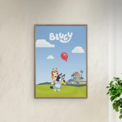 Affisch – Bluey – Ballong 30x40
