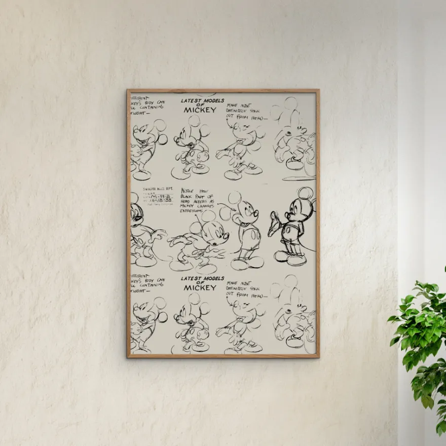 Affisch – Musse Pigg 30x40