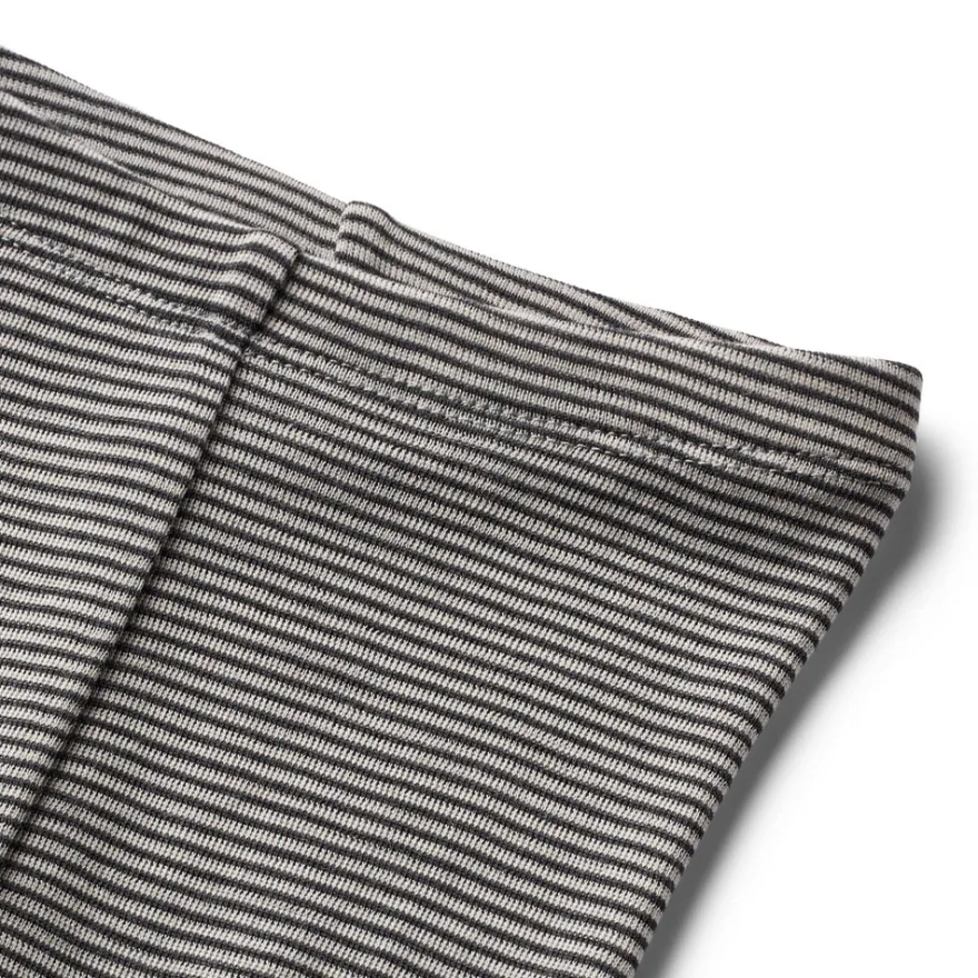 Agi Leggings Ull - Navy Stripe