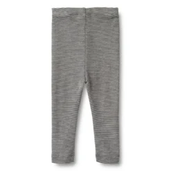 Agi Leggings Ull - Navy Stripe