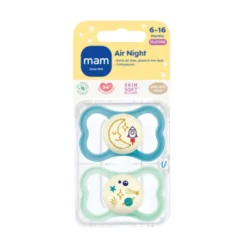 Air Night Silk Napp 6-16 mån 2-pack - Blue