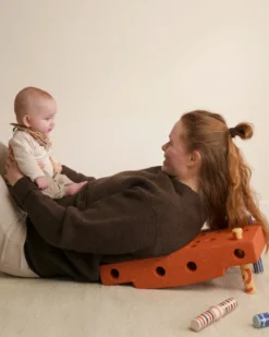 Aktivitetset Baby - Burnt Orange/Dusty Green