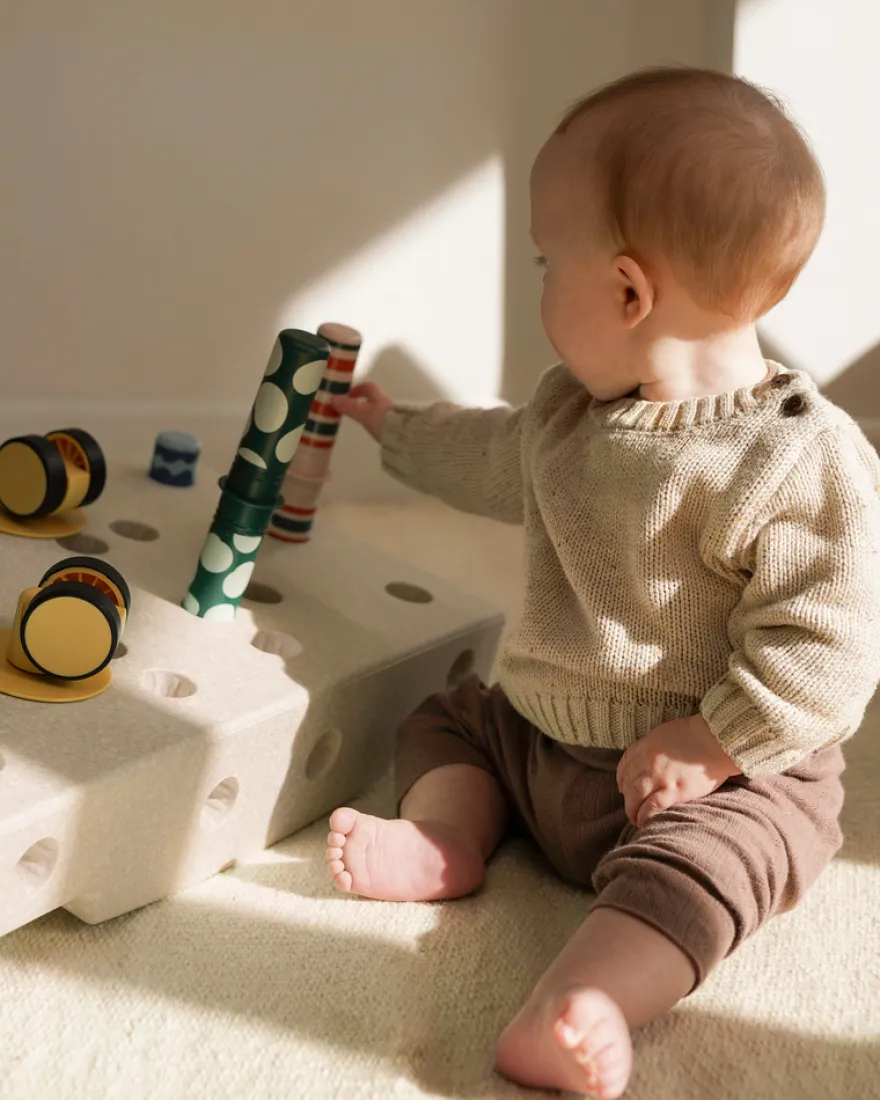 Aktivitetset Baby - Sand Grey/Honey Yellow