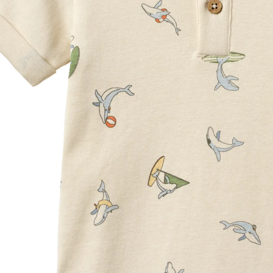 Alfred Jumpsuit - Whale friends