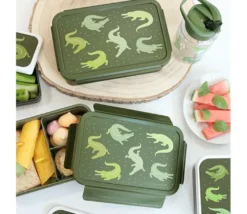 A Little Lovely Company Bento Matlåda - Crocodiles