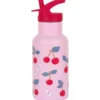 A Little Lovely Company Vattenflaska i rostfritt stål - Körsbär