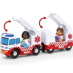 Ambulance med Ljud och Ljus