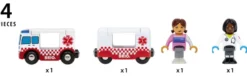 Ambulance med Ljud och Ljus