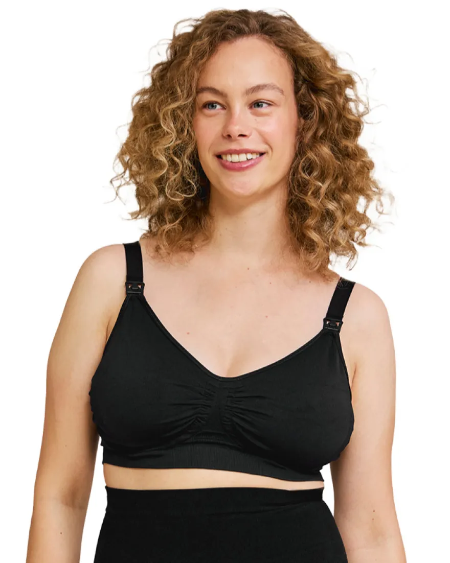 Amnings-Bh Seamless GelWire Svart