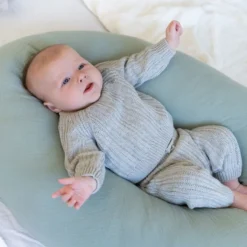 Amnings- och Gravidkudde Muslin - Grön