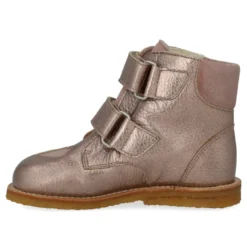 Angulus TEX-stövlar Med Kardborreband - Rose Copper/Faded Rose