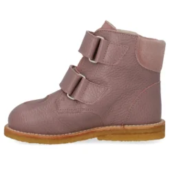 Angulus TEX-stövlar Med Kardborreband - Faded Rose/Rose Copper