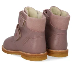 Angulus TEX-stövlar Med Kardborreband - Faded Rose/Rose Copper
