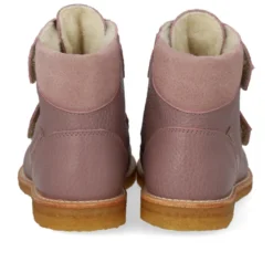 Angulus TEX-stövlar Med Kardborreband - Faded Rose/Rose Copper