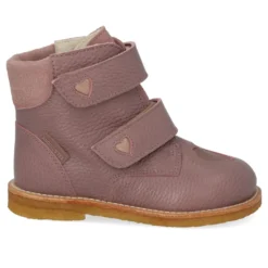 Angulus TEX-stövlar Med Kardborreband - Faded Rose/Rose Copper