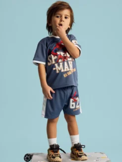 Anri Spiderman T-Shirt - Vintage indigo