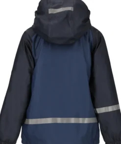 Augus Regnset m. Fleece - Dark Denim