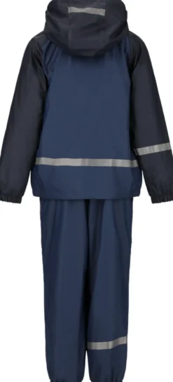 Augus Regnset m. Fleece - Dark Denim