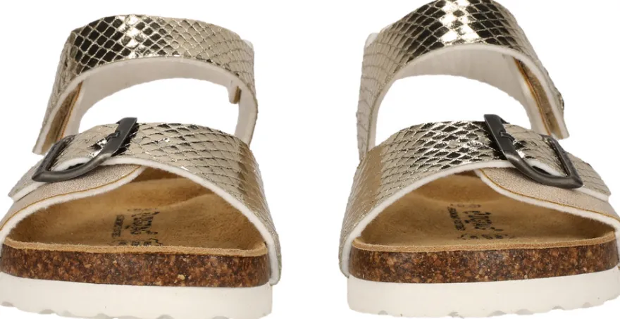 Avila Cork Sandal - Gold