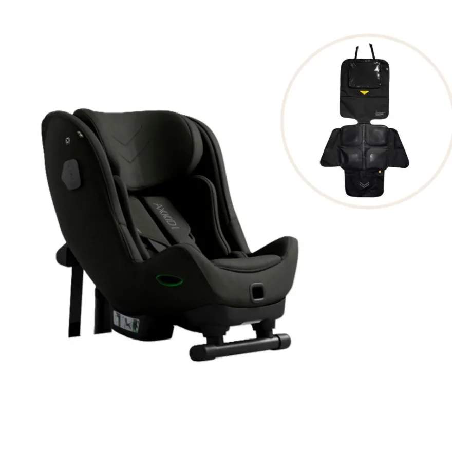 Axkid Minikid 4 Max Bilbarnstol Inkl. Sparkskydd - Forest Moss Green