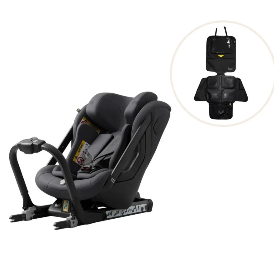 Axkid ONE 3 Bilbarnstol inkl. Sparkskydd – Arctic Mist Grey