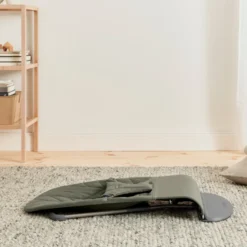 BabyBjörn Babysitter Bliss Vävd Bladmönstrad Quilt - Mörkgrön