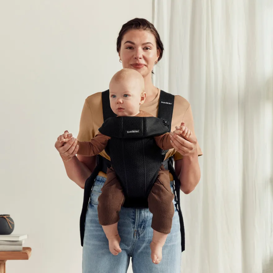 BabyBjörn Bärsele Mini 3D Mesh - Svart