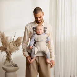 BabyBjörn Harmony Bärsele- Melerad Ljusbeige