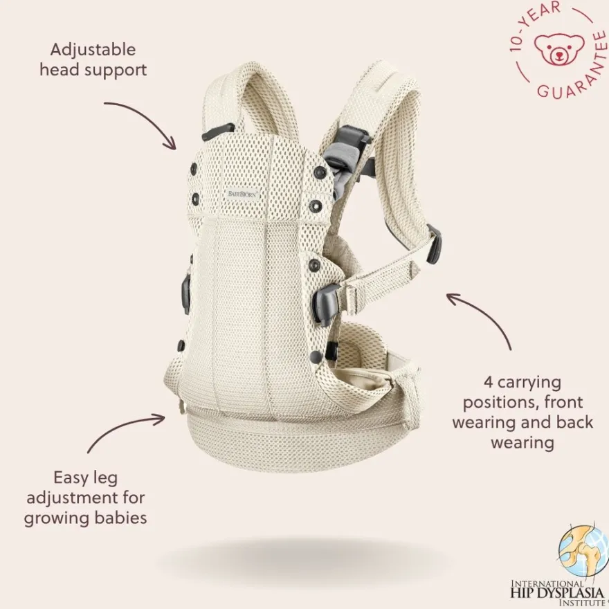 BabyBjörn Harmony 3D Mesh Bärsele - Off White