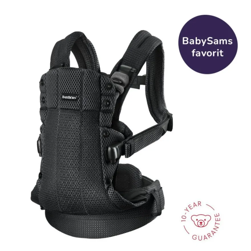 BabyBjörn Harmony 3D Mesh Bärsele - Svart