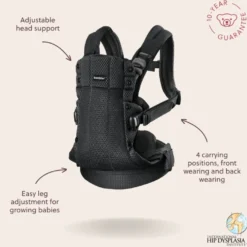BabyBjörn Harmony 3D Mesh Bärsele - Svart
