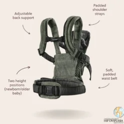 BabyBjörn Harmony 3D Mesh Bärsele - Mörkgrön