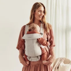 BabyBjörn Mini 3D Jersey Bärsele - Ljusbeige