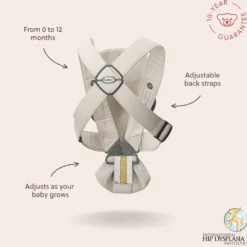 BabyBjörn Mini 3D Jersey Bärsele - Ljusbeige