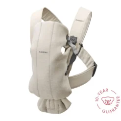 BabyBjörn Mini 3D Jersey Bärsele - Ljusbeige
