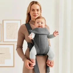 BabyBjörn Mini 3D Jersey Bärsele - Mörkgrå