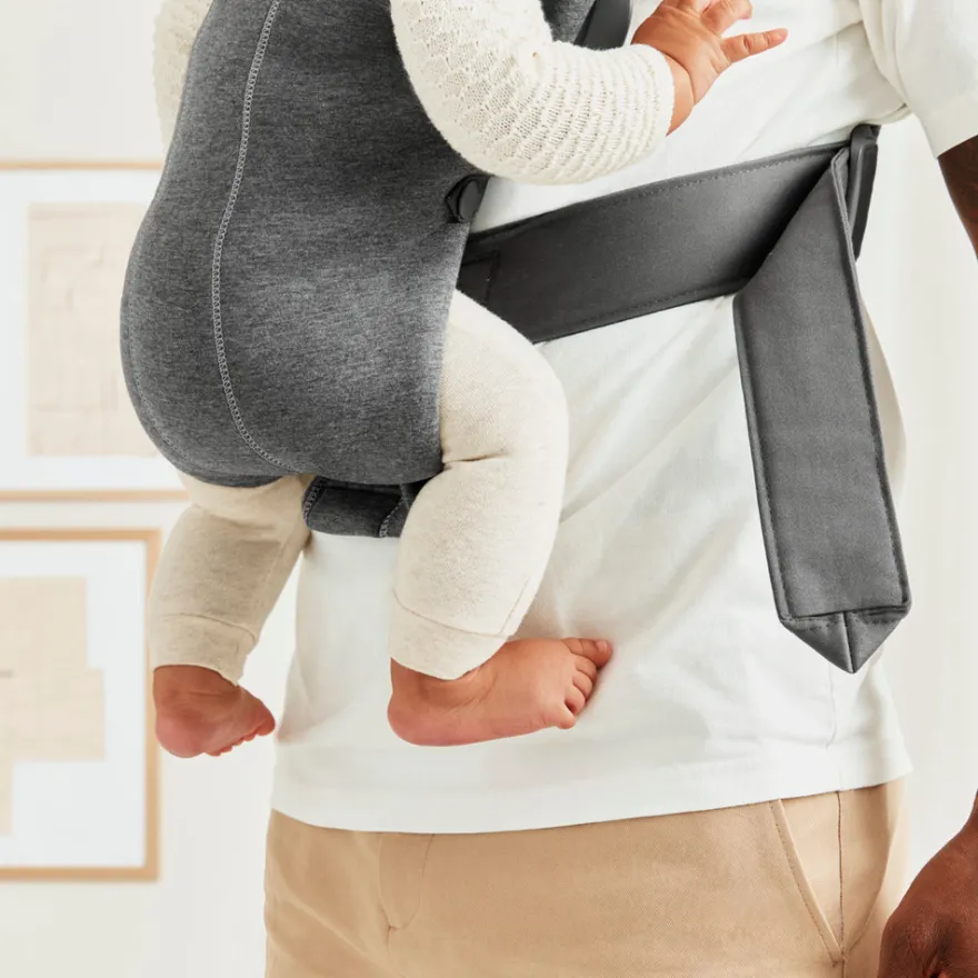 BabyBjörn Mini 3D Jersey Bärsele - Mörkgrå