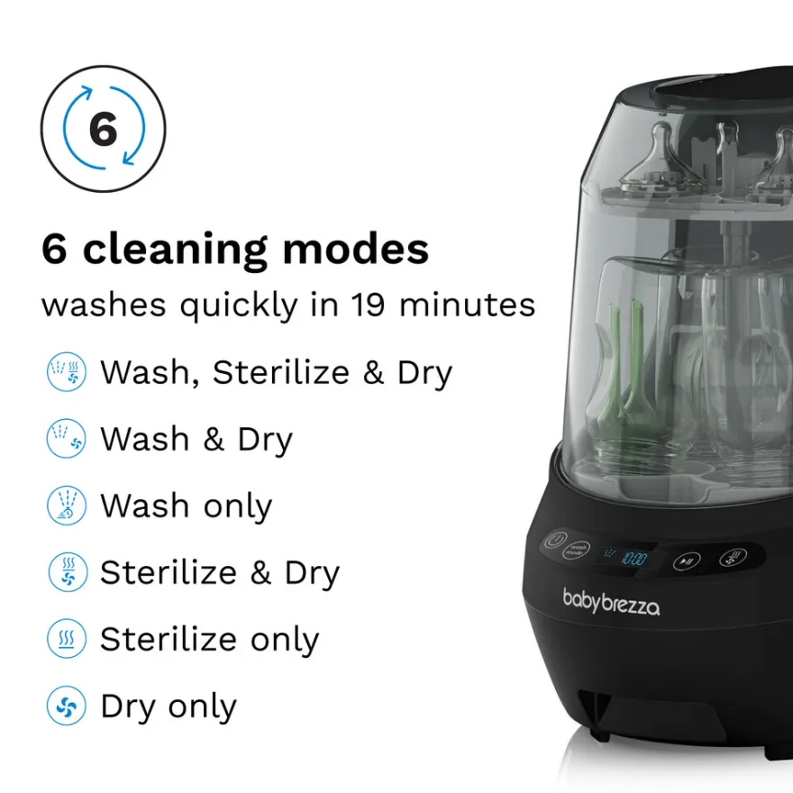 Baby Brezza Bottle Washer Pro - Black