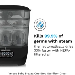 Baby Brezza Sterilizer Dryer Advanced - Black