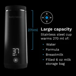 Baby Brezza Superfast Portable Bottle Warmer Flaskvärmare - Black