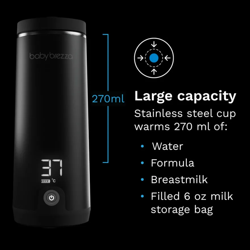 Baby Brezza Superfast Portable Bottle Warmer Flaskvärmare - Black