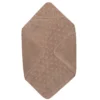 Babyhandduk med huva, 100x100 cm - Walnut