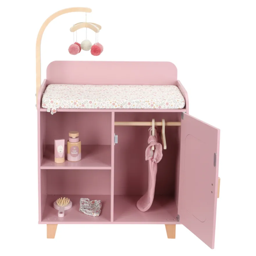 Babykommod, rosa