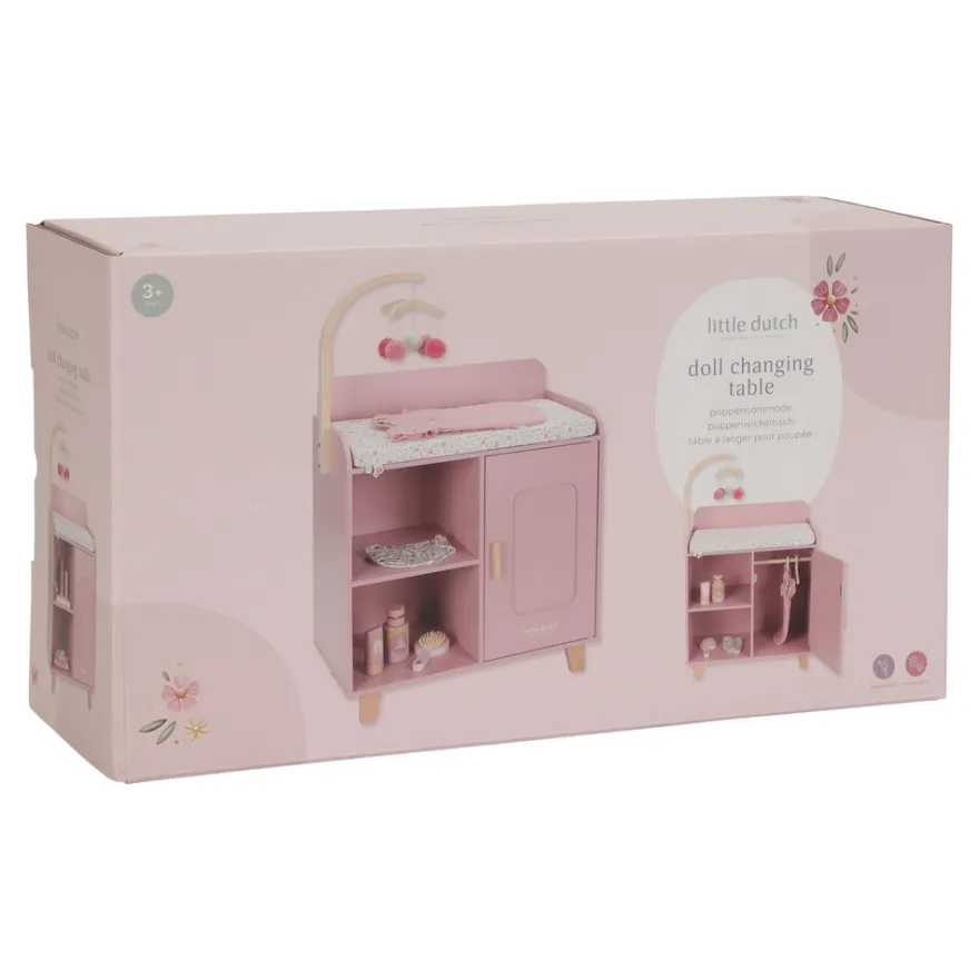 Babykommod, rosa