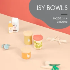 Babymoov ISY Bowls - 6x 250 ml & 3x 120ml