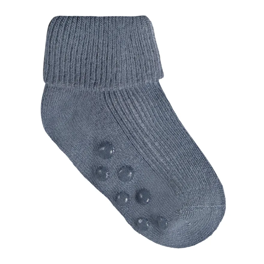 Babyribbsockor med ABS, 3-pack - Ice Flow