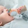 Babyset med spegel och skallra - Celebration Färgmix