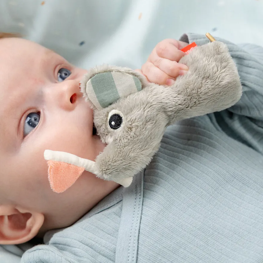 Babyset med spegel och skallra - Celebration Färgmix