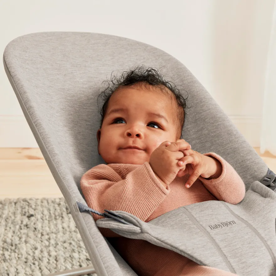 Babysitter Bliss - 3D-jersey, Sandgrå